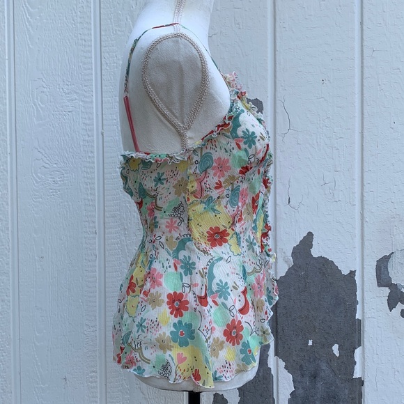 Vintage Guess Jeans floral print top (read!) - Picture 3 of 9